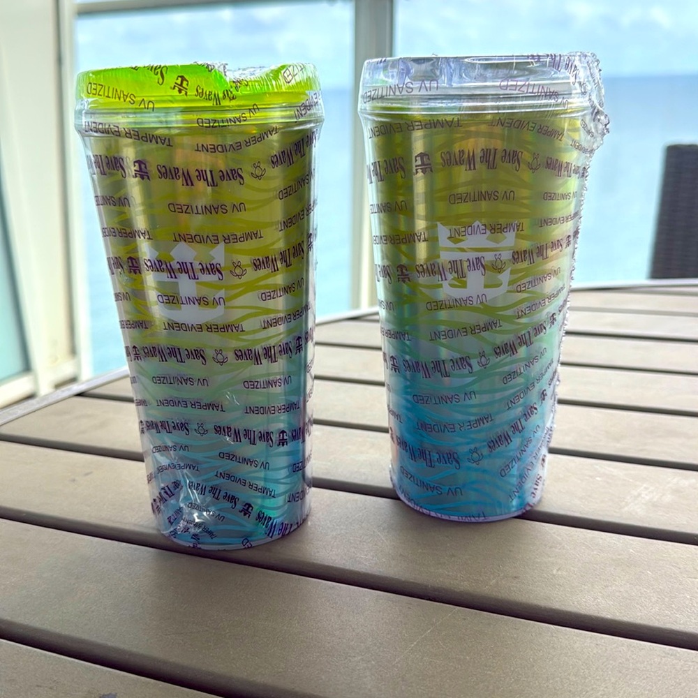 NWT Royal Caribbean Drink Tumblers/Cups